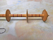 Load image into Gallery viewer, A Painted Tunbridge Ware reel from a sewing box. c 1800

