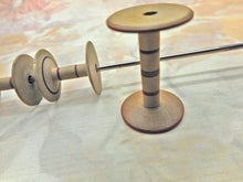Load image into Gallery viewer, SOLD………A 5 spool Painted Tunbridge Ware multiple reel holder. c 1800
