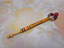 Laden Sie das Bild in den Galerie-Viewer, A bone &#39;mother and babe&#39; lace bobbin. 19thc
