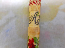 Load image into Gallery viewer, A Georgian painted bone bodkin case. c 1820
