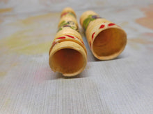 Load image into Gallery viewer, A Georgian painted bone bodkin case. c 1820
