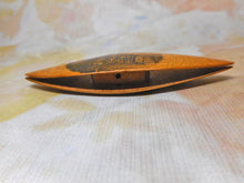 Load image into Gallery viewer, SOLD…..…….A &#39;Mauchline Ware&#39; tatting shuttle. Athole Plantations. c1890. Perthshire. Scotland.
