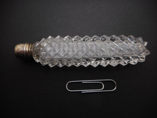 A Palais Royal scent bottle from a sewing box. French c1800.