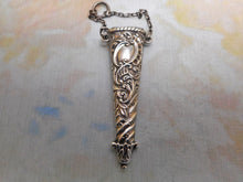 Load image into Gallery viewer, A silver scissor holder from a chatelaine. HM. 1888 D &amp; LS.
