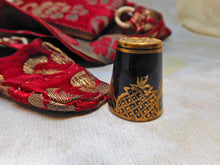 Load image into Gallery viewer, Vintage fabric chatelaine / dress accessory. 20thc. c1920-1930
