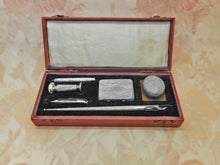 Charger l'image dans la galerie, A boxed set of vintage silver writing accessories. 20thc.
