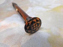 Load image into Gallery viewer, A rosewood pencil with a Tunbridge Ware end. c1840
