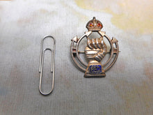 Load image into Gallery viewer, A silver World War II Royal Armoured Corps brooch. c1939
