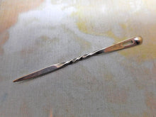 Load image into Gallery viewer, An 18th century silver bodkin (ribbon threader) /ear spoon. c1780.

