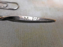 Load image into Gallery viewer, An 18th century silver bodkin (ribbon threader) /ear spoon. c1780.
