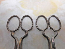 Load image into Gallery viewer, Two pairs of J. Rodgers &amp; Sons steel scissors. c1850
