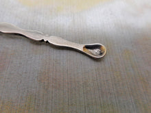 Load image into Gallery viewer, An engraved silver ear spoon / tweezer combo. c1840.
