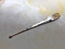 Load image into Gallery viewer, Two steel ear spoon / tweezer combos. c1840
