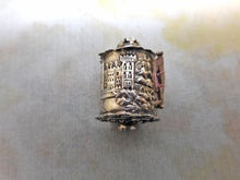 Load image into Gallery viewer, A silver tape measure depicting Windsor Castle. c1850.
