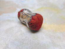 Load image into Gallery viewer, A silver double ended emery cushion. c1840.
