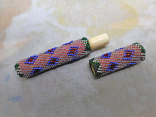 Load image into Gallery viewer, A bead worked tubular needle case. c1860
