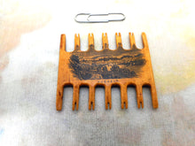 Load image into Gallery viewer, A Mauchline Ware 'comb' shaped thread winder. Dunkeld. c1870
