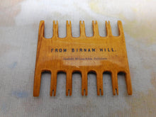 Load image into Gallery viewer, A Mauchline Ware 'comb' shaped thread winder. Dunkeld. c1870
