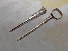 Load image into Gallery viewer, A Dutch silver stiletto and cover. c1860
