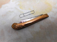 Load image into Gallery viewer, An 18th century gilt metal folding knife. c1780
