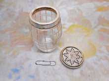 Laden Sie das Bild in den Galerie-Viewer, A silver plated sander from a writing kit. c1840.
