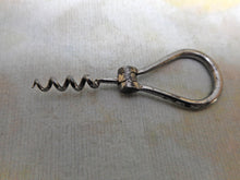 Load image into Gallery viewer, A miniature folding steel corkscrew. c1840
