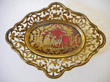 Charger l'image dans la galerie, A French pierced and engraved brass pin tray. c1840
