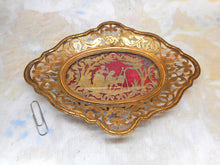 Charger l'image dans la galerie, A French pierced and engraved brass pin tray. c1840

