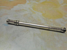Load image into Gallery viewer, A silver porte-crayon/ pencil holder with perpetual calendar. c1820
