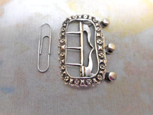 Load image into Gallery viewer, A silver stock buckle. Assay marks. Maker's initials unclear. c1800.

