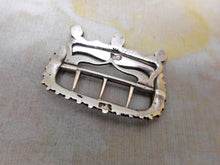 Load image into Gallery viewer, A silver stock buckle. Assay marks. Maker's initials unclear. c1800.

