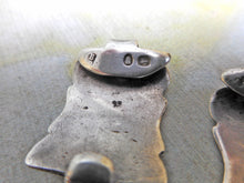 Load image into Gallery viewer, A rare pair of silver garter clasps / buckles. English London 1795.
