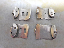 Load image into Gallery viewer, A rare pair of silver garter clasps / buckles. English London 1795.
