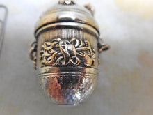 Load image into Gallery viewer, A base metal chatelaine thimble case. c1870
