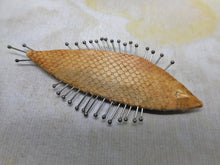 Load image into Gallery viewer, A rare novelty pin cushion in the form of a fish. Georgian c 1780-c1800
