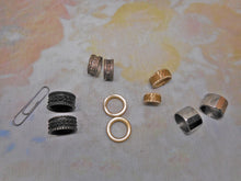 Load image into Gallery viewer, Five pairs of sliders / rings from miser's purses. 19thc.
