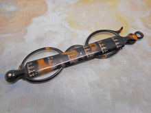 Load image into Gallery viewer, A tortoiseshell lorgnette with gold pique work. c1860
