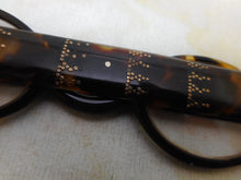 Load image into Gallery viewer, A tortoiseshell lorgnette with gold pique work. c1860
