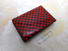 Load image into Gallery viewer, A Tartan Ware  nib holder. Rob Roy tartan. c1870
