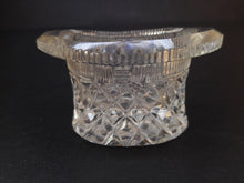 Charger l'image dans la galerie, A cut glass salt in the form of a hat. c1930.
