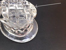 Charger l'image dans la galerie, A cut glass salt in the form of a hat. c1930.
