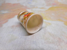 Load image into Gallery viewer, A very pretty 19thc hand painted porcelain thimble. c 1860
