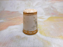 Load image into Gallery viewer, A very pretty 19thc hand painted porcelain thimble. c 1860
