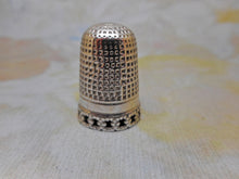 Load image into Gallery viewer, A silver thimble with pierced rim. Charles Horner. Late 19thc.
