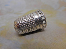 Load image into Gallery viewer, A silver thimble with pierced rim. Charles Horner. Late 19thc.

