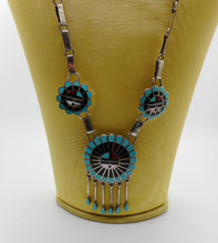 Load image into Gallery viewer, A native American Zuni necklace. 
