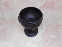 Load image into Gallery viewer, A carved goblet made from a coconut shell. Antique 19th century.
