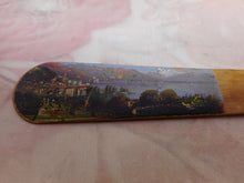 Load image into Gallery viewer, A painted wooden page marker- Montreux view. 19thc
