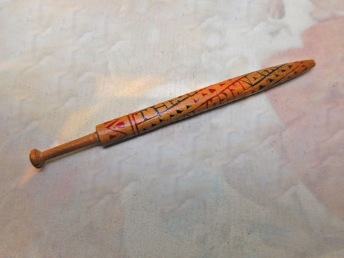 Antique Honiton lace bobbin  with inscription.