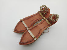 Load image into Gallery viewer, A pair of novelty bead worked shoes. 19th century.
